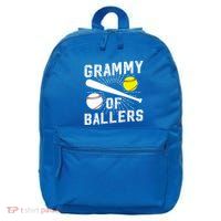 Grammy Of Ballers Baseball Softball Grammy Grandma Gift 16 in Basic Backpack