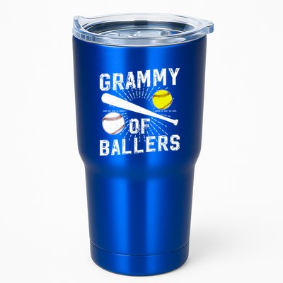 Grammy Of Ballers Baseball Softball Grammy Grandma Gift Tumbler