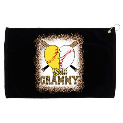 Grandmother Of Both Ball Grammy Baseball Softball Pride Gift Grommeted Golf Towel