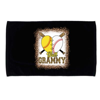 Grandmother Of Both Ball Grammy Baseball Softball Pride Gift Microfiber Hand Towel