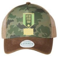 Get Out Of Bed Legacy Tie Dye Trucker Hat