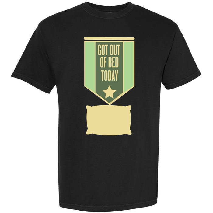 Get Out Of Bed Garment-Dyed Heavyweight T-Shirt