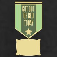 Get Out Of Bed Garment-Dyed Heavyweight T-Shirt