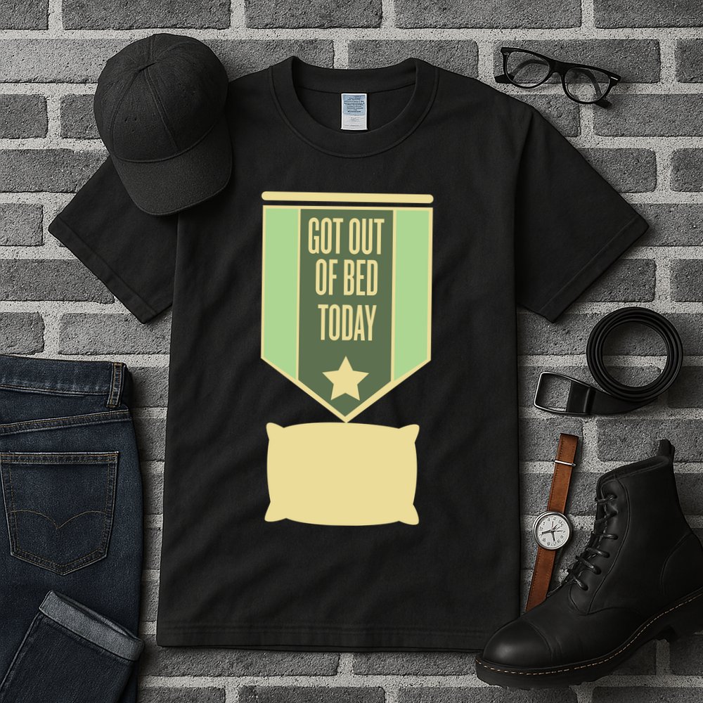 Get Out Of Bed Tall T-Shirt