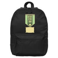 Get Out Of Bed 16 in Basic Backpack