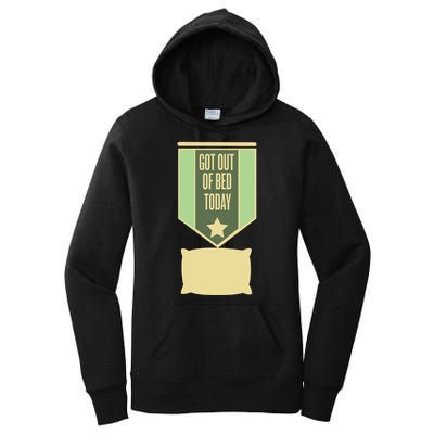 Get Out Of Bed Women's Pullover Hoodie
