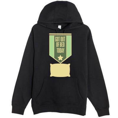 Get Out Of Bed Premium Pullover Hoodie