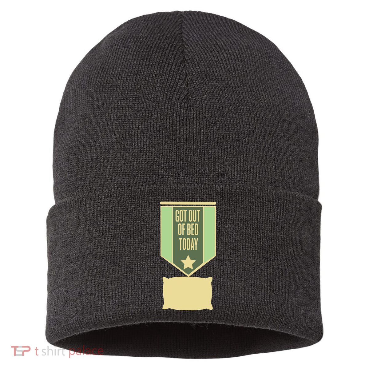 Get Out Of Bed Sustainable Knit Beanie