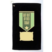 Get Out Of Bed Golf Towel