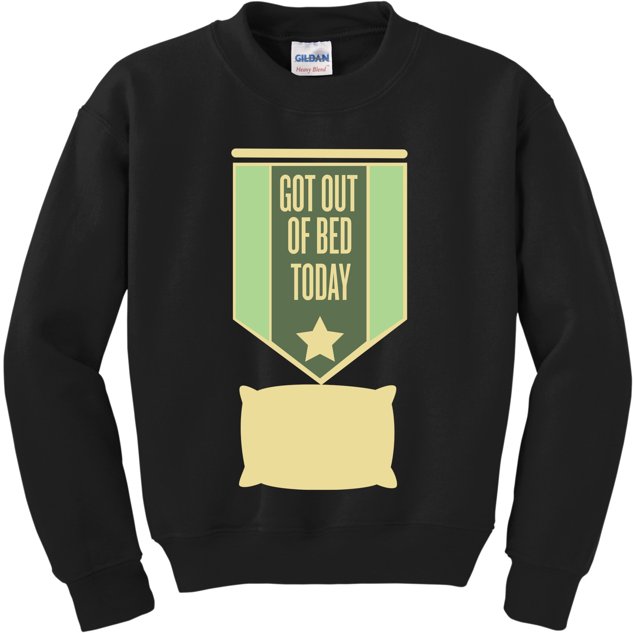 Get Out Of Bed Kids Sweatshirt
