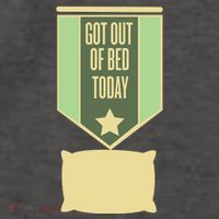 Get Out Of Bed Vector Backpack