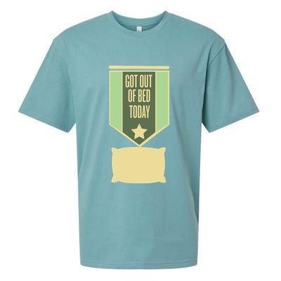 Get Out Of Bed Sueded Cloud Jersey T-Shirt