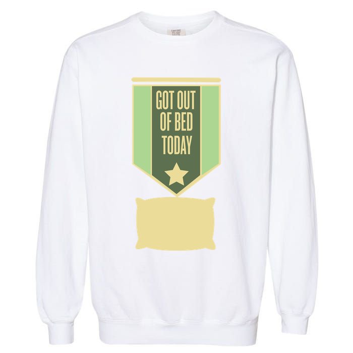 Get Out Of Bed Garment-Dyed Sweatshirt