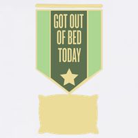 Get Out Of Bed Garment-Dyed Sweatshirt