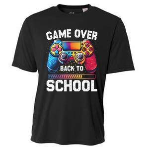 Game Over Back To School Gamer Game Lover Cooling Performance Crew T-Shirt