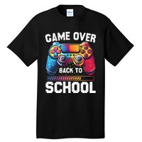 Game Over Back To School Gamer Game Lover Tall T-Shirt