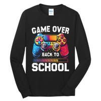 Game Over Back To School Gamer Game Lover Tall Long Sleeve T-Shirt