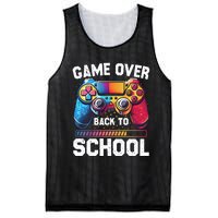 Game Over Back To School Gamer Game Lover Mesh Reversible Basketball Jersey Tank