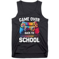 Game Over Back To School Gamer Game Lover Tank Top