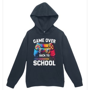 Game Over Back To School Gamer Game Lover Urban Pullover Hoodie