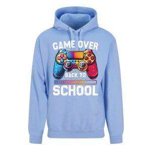 Game Over Back To School Gamer Game Lover Unisex Surf Hoodie