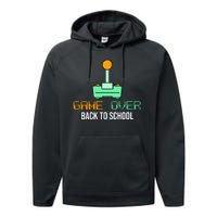 Game Over Back To School Gaming Performance Fleece Hoodie