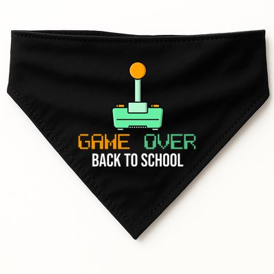 Game Over Back To School Gaming USA-Made Doggie Bandana