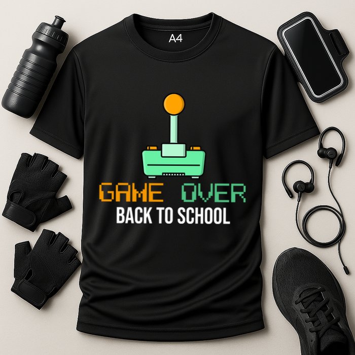 Game Over Back To School Gaming Cooling Performance Crew T-Shirt