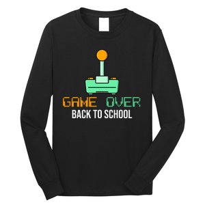 Game Over Back To School Gaming Long Sleeve Shirt