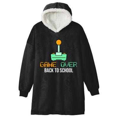 Game Over Back To School Gaming Hooded Wearable Blanket