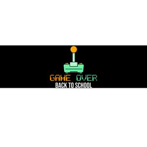 Game Over Back To School Gaming Bumper Sticker