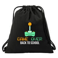 Game Over Back To School Gaming Drawstring Bag