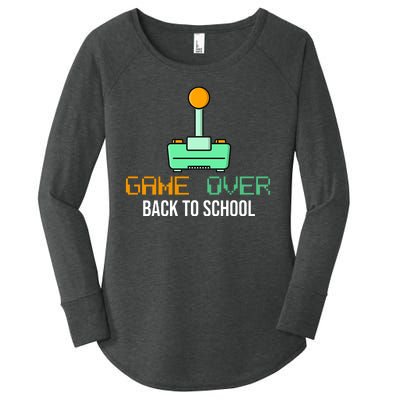 Game Over Back To School Gaming Women's Perfect Tri Tunic Long Sleeve Shirt