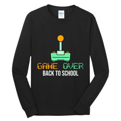Game Over Back To School Gaming Tall Long Sleeve T-Shirt
