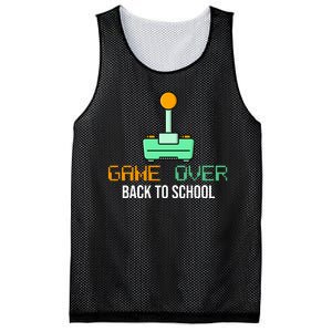 Game Over Back To School Gaming Mesh Reversible Basketball Jersey Tank