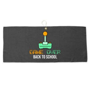 Game Over Back To School Gaming Large Microfiber Waffle Golf Towel