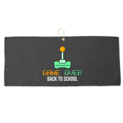 Game Over Back To School Gaming Large Microfiber Waffle Golf Towel