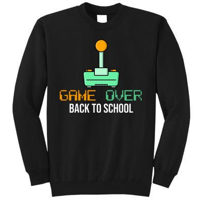 Game Over Back To School Gaming Tall Sweatshirt