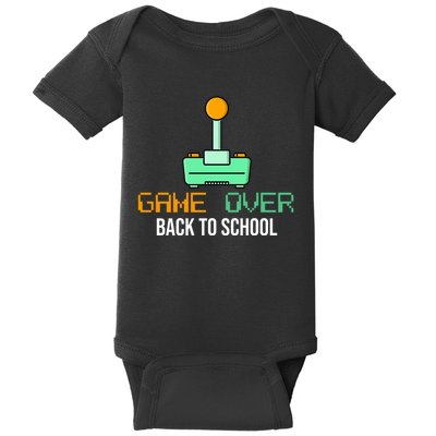 Game Over Back To School Gaming Baby Bodysuit