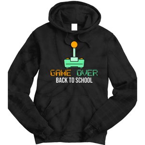 Game Over Back To School Gaming Tie Dye Hoodie