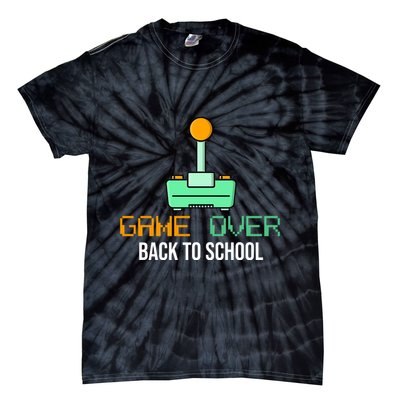 Game Over Back To School Gaming Tie-Dye T-Shirt