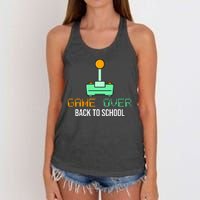 Game Over Back To School Gaming Women's Knotted Racerback Tank