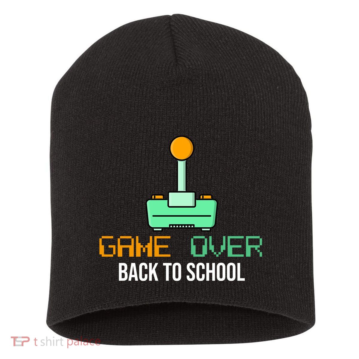 Game Over Back To School Gaming Short Acrylic Beanie