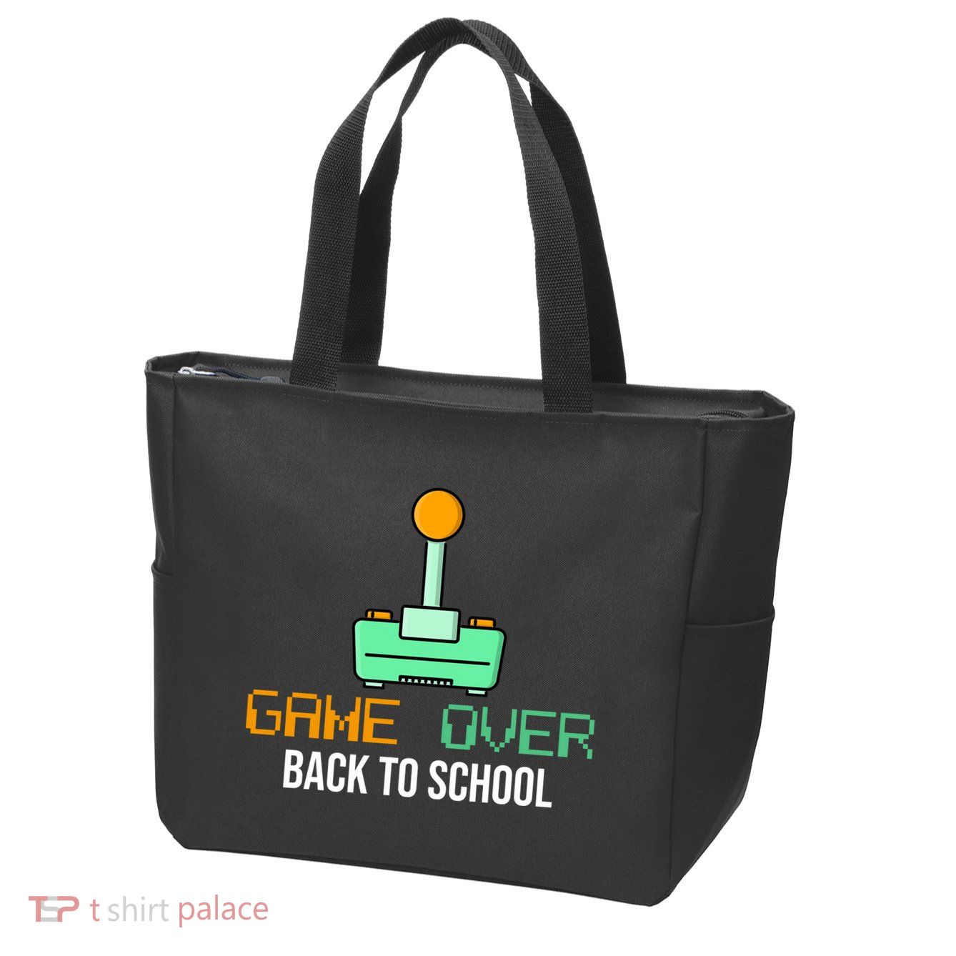 Game Over Back To School Gaming Zip Tote Bag