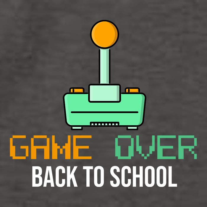 Game Over Back To School Gaming Vector Backpack