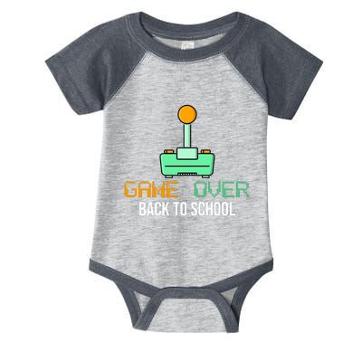 Game Over Back To School Gaming Infant Baby Jersey Bodysuit