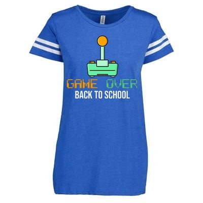 Game Over Back To School Gaming Enza Ladies Jersey Football T-Shirt