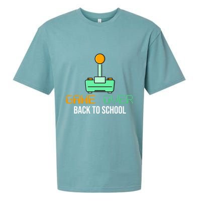Game Over Back To School Gaming Sueded Cloud Jersey T-Shirt