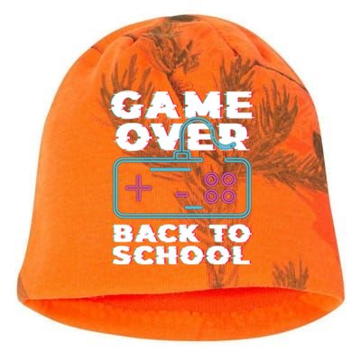 Game Over Back To School Now Institution School Gift Kati - Camo Knit Beanie