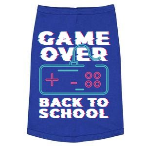 Game Over Back To School Now Institution School Gift Doggie Tank